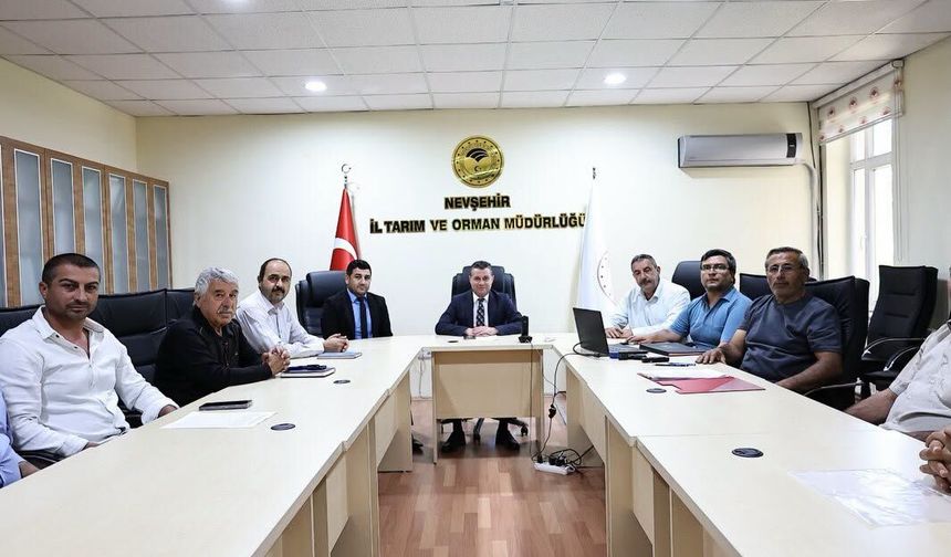 Nevşehir’de Ziraat Odası Başkanlarıyla Tarım Gündemi Masaya Yatırıldı