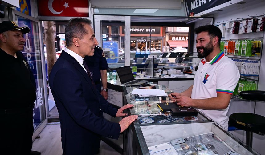 Nevşehir’de Vali Kök’ten Esnaf Turu