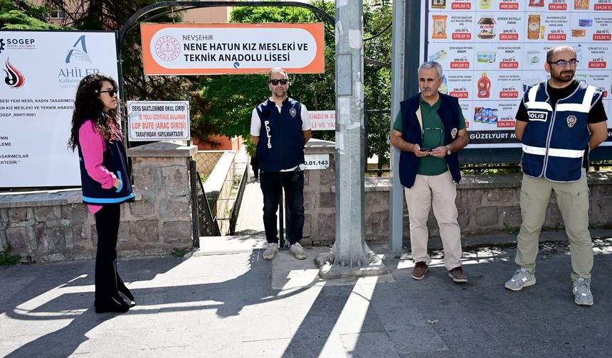 Nevşehir’de Okul Çevreleri Mercek Altında
