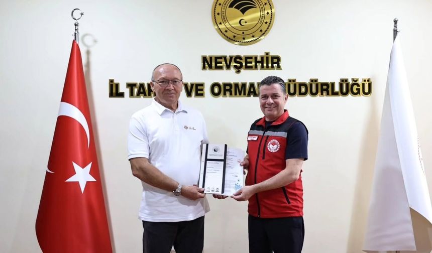 Nevşehir’de 6 üretici organik tarım sertifikası aldı
