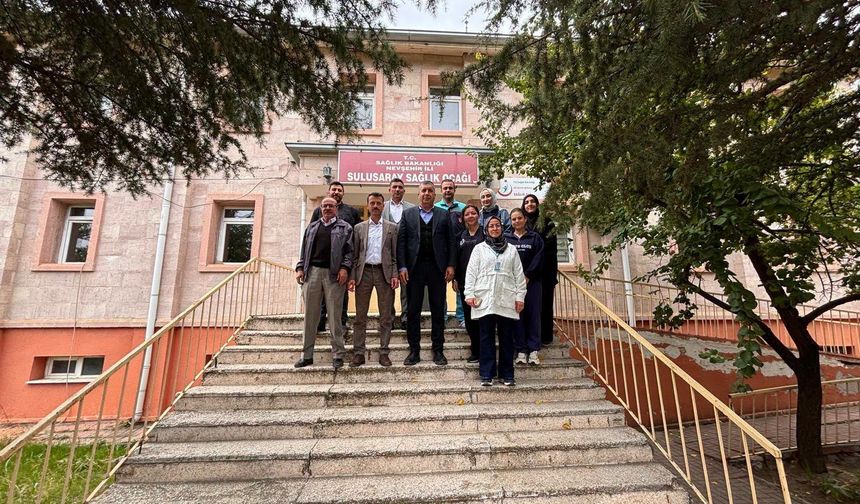 Nevşehir İl Sağlık Müdürü Tartar’dan Sulusaray’da Sağlık İncelemesi