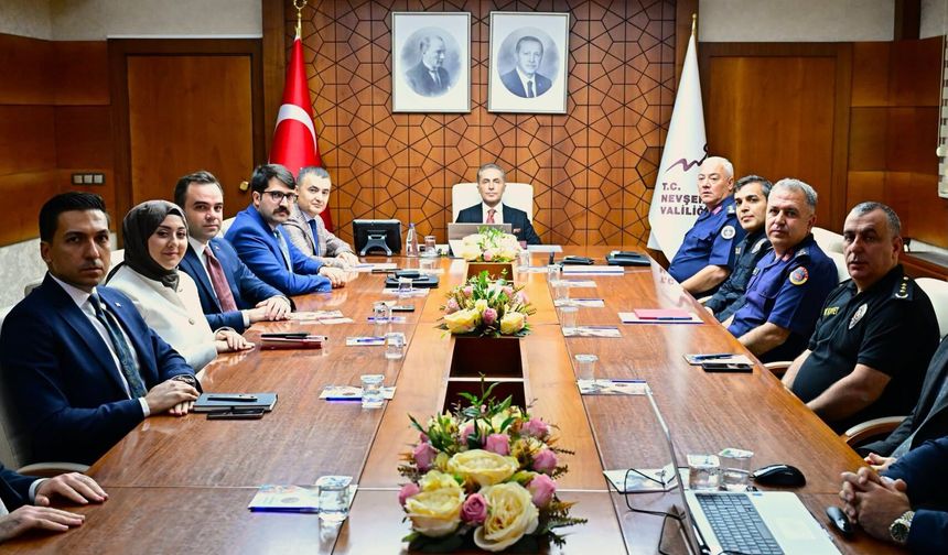 Nevşehir’de Asayiş İçin Ortak Masa Kuruldu