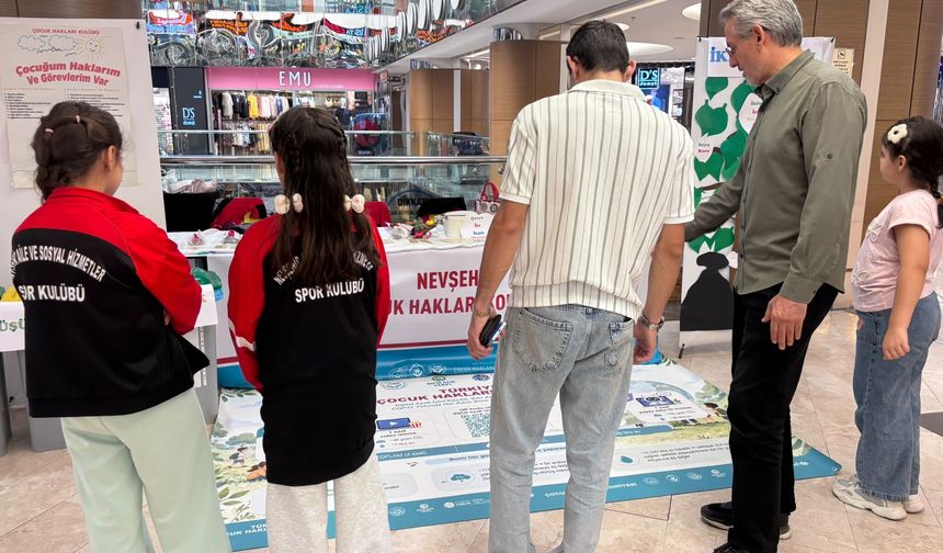 Nevşehir’de Çocuklardan İklim Değişikliğine Dikkat Çeken Etkinlik