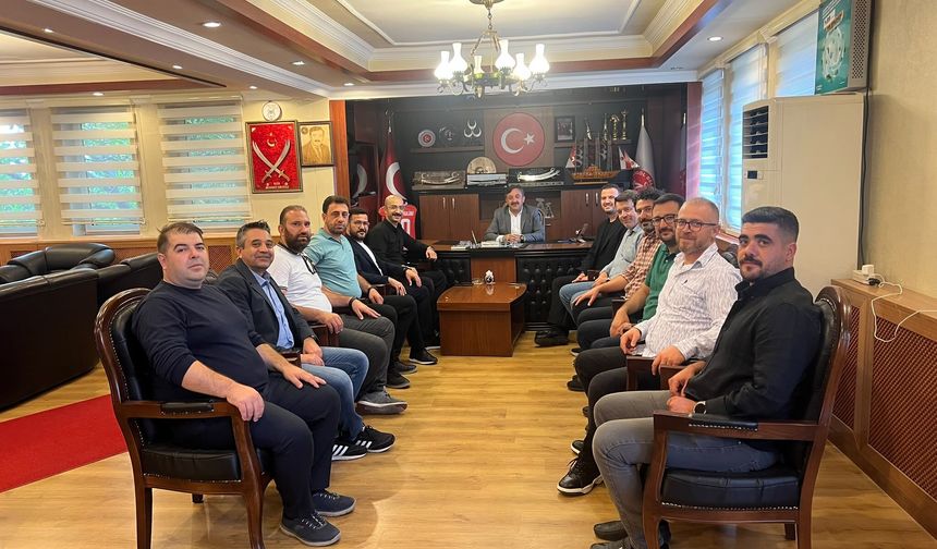 Ertaş, Acıgöl'de Başkan Eroğlu ile görüştü