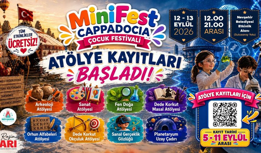 MiniFest Cappadocia İçin Atölye Kayıtları Başlıyor