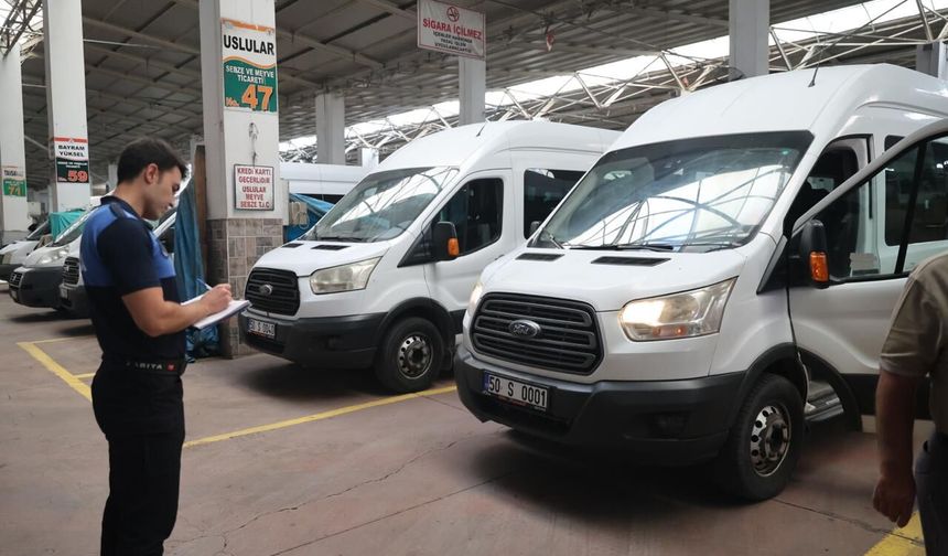 Nevşehir’de Okul Servislere Sıkı Denetim