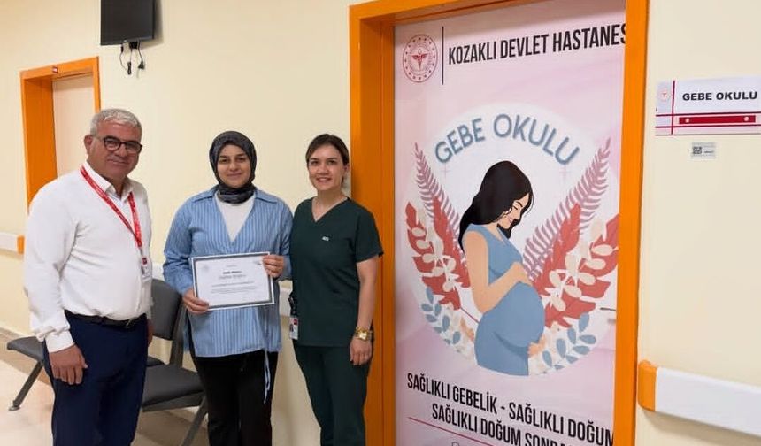 Kozaklı Devlet Hastanesi’nde Gebe Okulu Eğitimleri Devam Ediyor