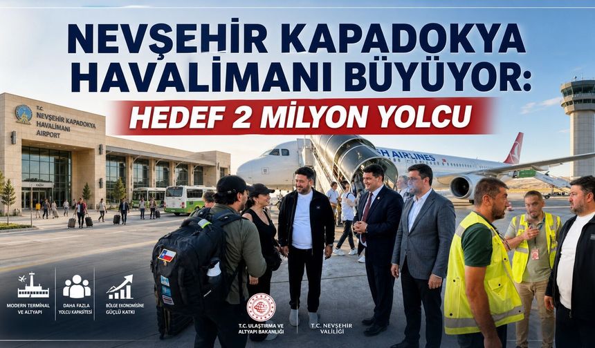 Nevşehir Kapadokya Havalimanı Büyüyor