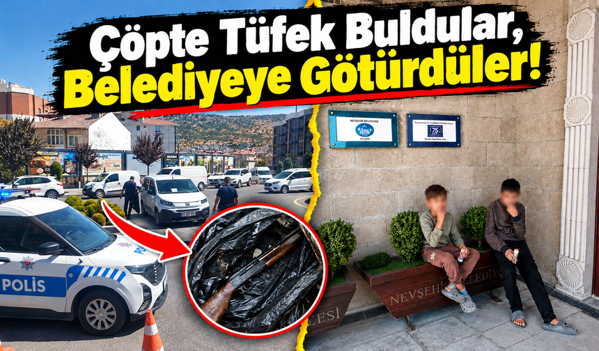 Çöpte Tüfek Buldular, Belediyeye Götürdüler!