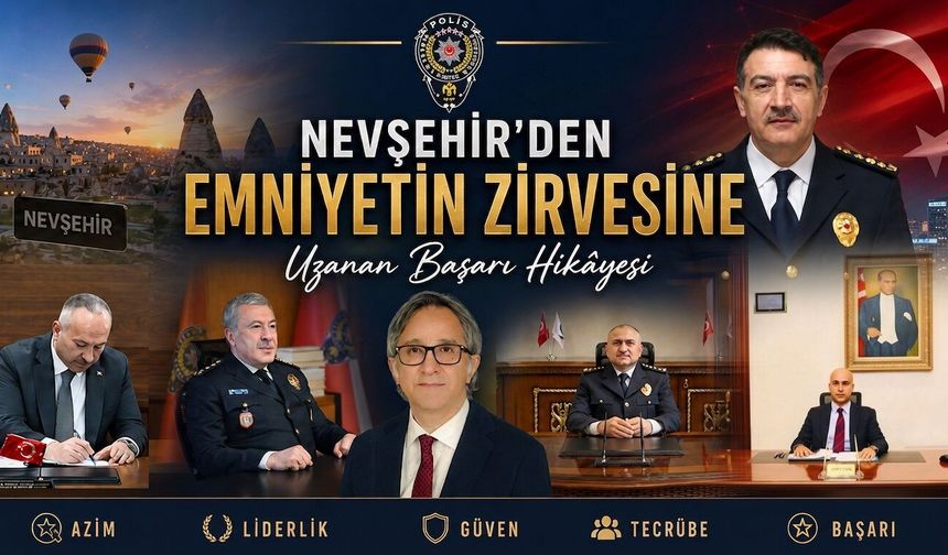 Emniyet Genel Müdürlüğü’nde Nevşehir Rüzgârı