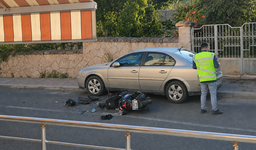 Avanos’ta Motosiklet Kazası: 1 Yaralı