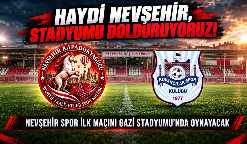 Nevşehir Spor’un İlk Rakibi Kovancılar Spor