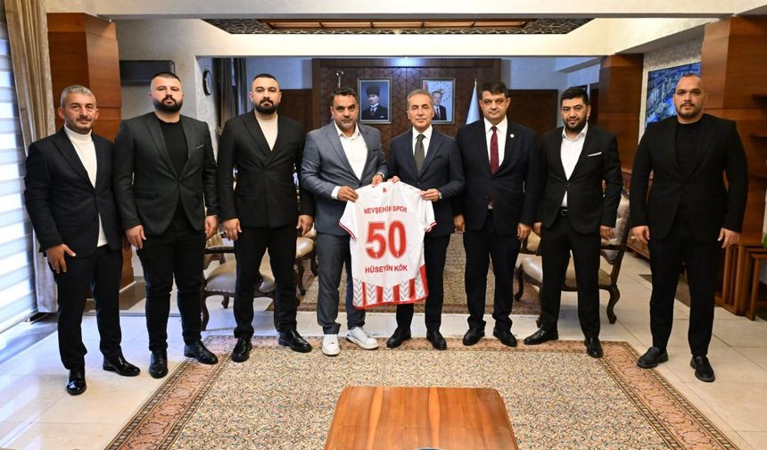 Nevşehir Spor Yönetiminden Vali Kök’e Ziyaret