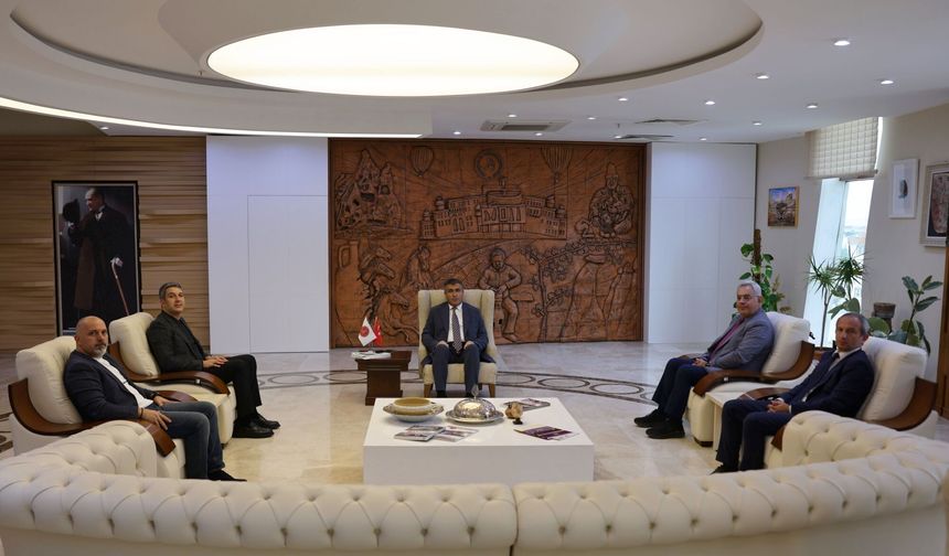 Kapadokya Alan Başkanı Aslanbay’dan Rektör Aktekin’e Ziyaret