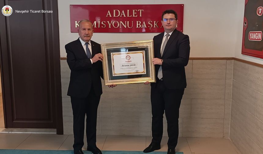 NTB Başkanı İbrahim Salaş Mazbatasını Aldı