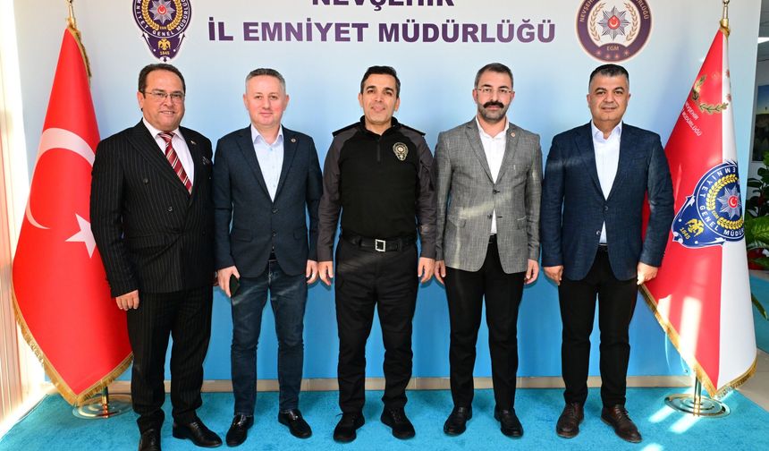 Belediye Başkanlarından Nevşehir Emniyet Müdürü Dallı’ya Ziyaret
