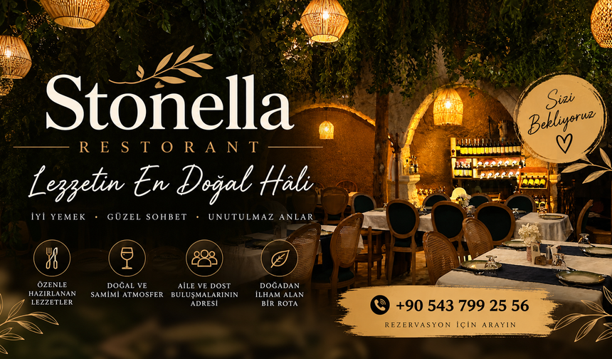 Stonella Restaurant: Göreme’de Kapadokya Lezzetlerinin Buluşma Noktası