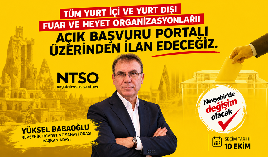 Babaoğlu: “Nevşehir’de Değişim Olacak”