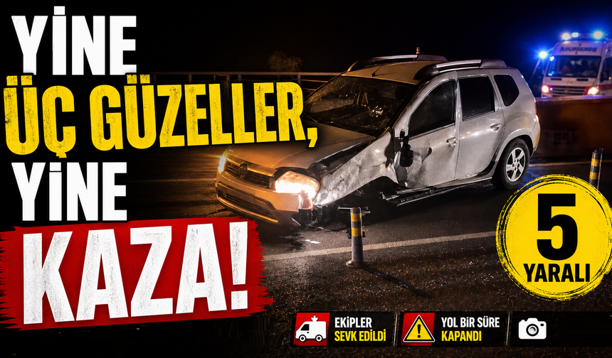 Ürgüp Üç Güzeller’de Yine Kaza! 5 Yaralı
