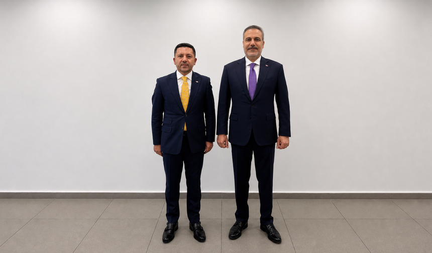 Başkanı Arı, Bakan Fidan ile bir araya geldi