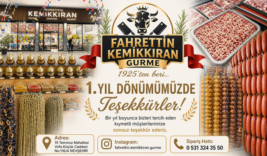 Fahrettin Kemikkıran Gurme’den 1. Yıl Teşekkürü