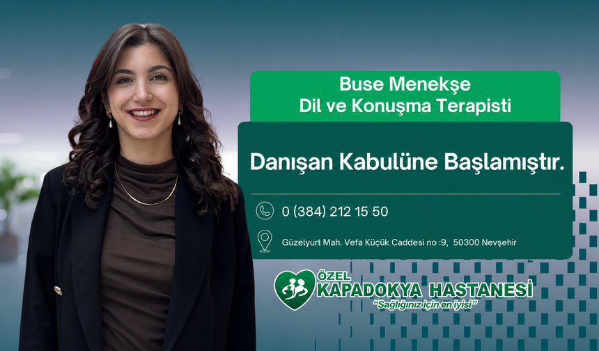 Özel Kapadokya Hastanesi’nde Dil ve Konuşma Terapisi Hizmeti