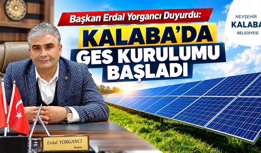Kalaba Beldesinde GES Projesi Kuruluyor