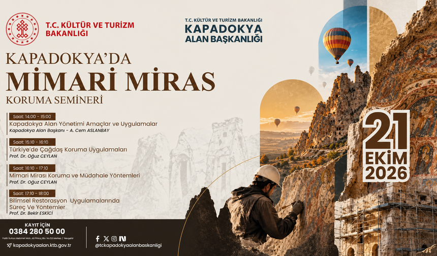 Kapadokya’nın eşsiz mimarisi için koruma semineri
