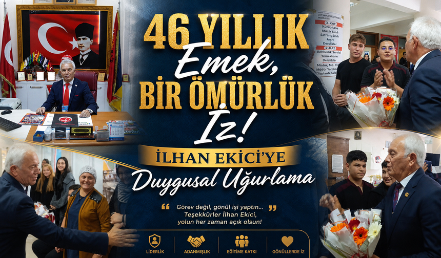 Gülşehir’de İlhan Ekici’ye duygusal veda