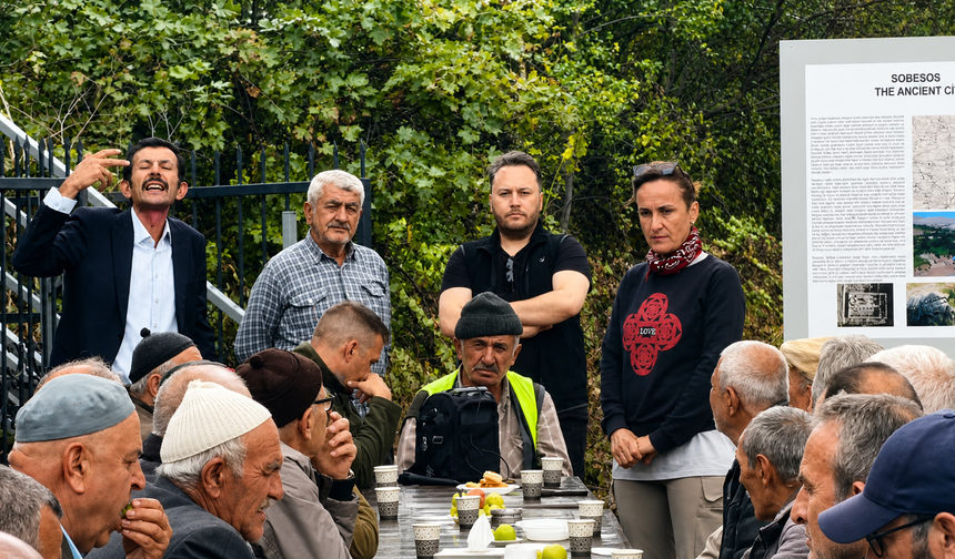 Şahinefendi’de Sobesos kazısı köylülere tanıtıldı