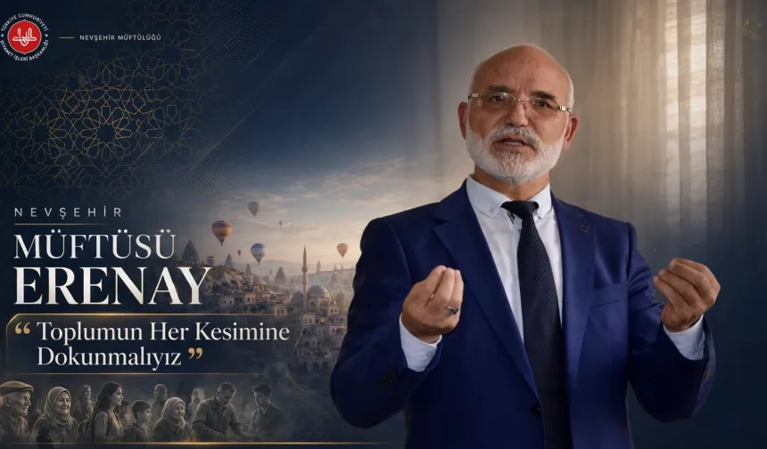 Nevşehir İl Müftüsü Erenay, Din Görevlileriyle Bir Araya Geldi