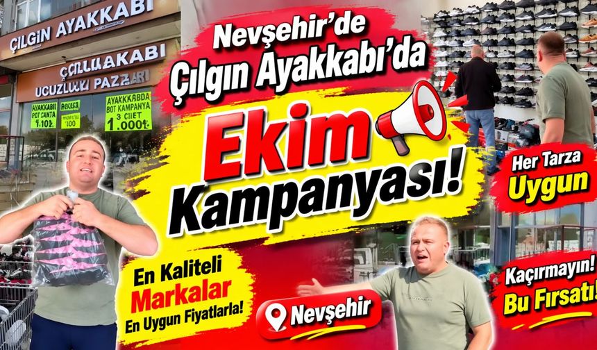 Çılgın Ayakkabı’da Ekim Kampanyası!