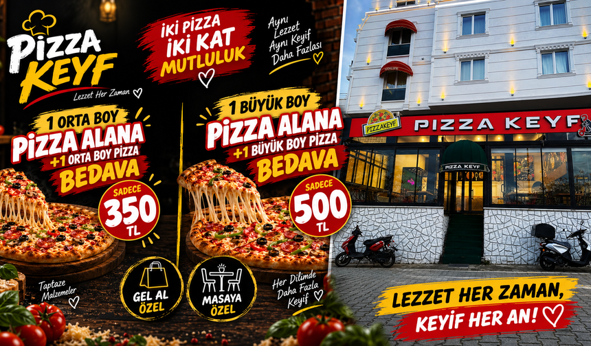 Pizza KEYF’ten 3. Yıla Özel Dev Kampanya!