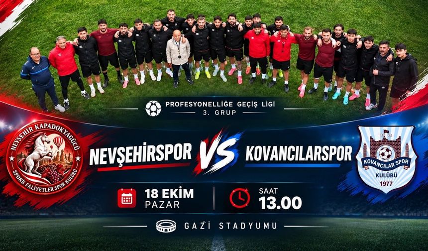 Nevşehir Kapadokya Gücü - Kovancılar Spor maçına Doğru