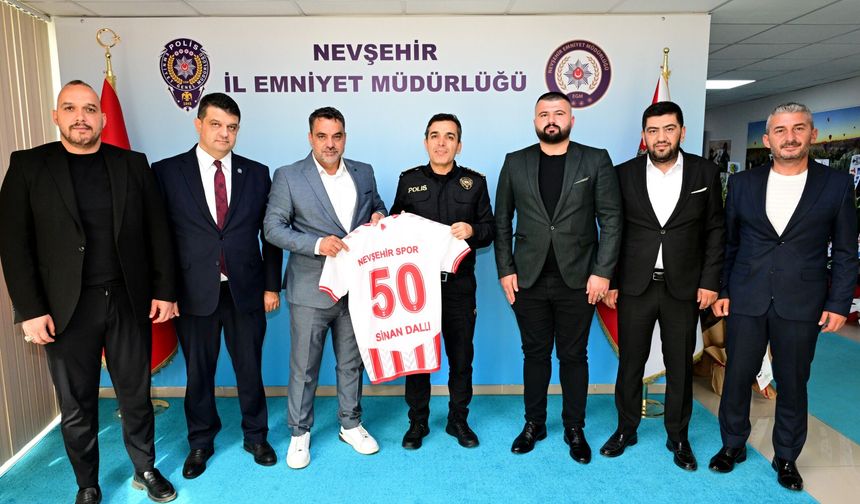 Nevşehir Kapadokya Gücü’nden Emniyet Müdürü Sinan Dallı’ya Hayırlı Olsun Ziyareti