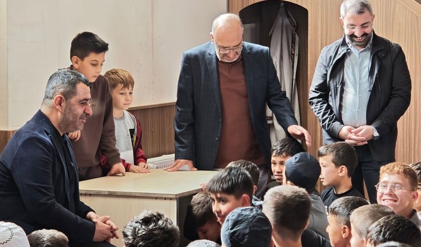 Bozgeyik’ten, Kur’an kursu öğrencilerine ziyaret