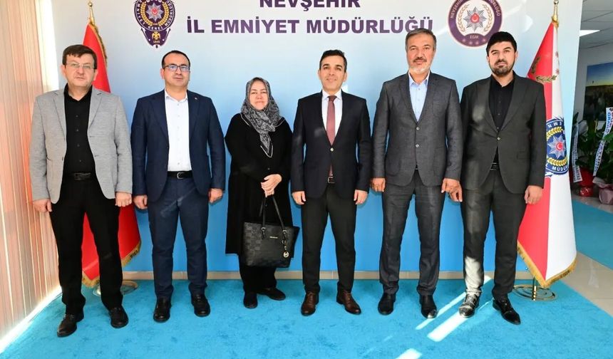 Nevşehir Eğitim-Bir-Sen’den Emniyet Müdürü Dallı’ya Hayırlı Olsun Ziyareti