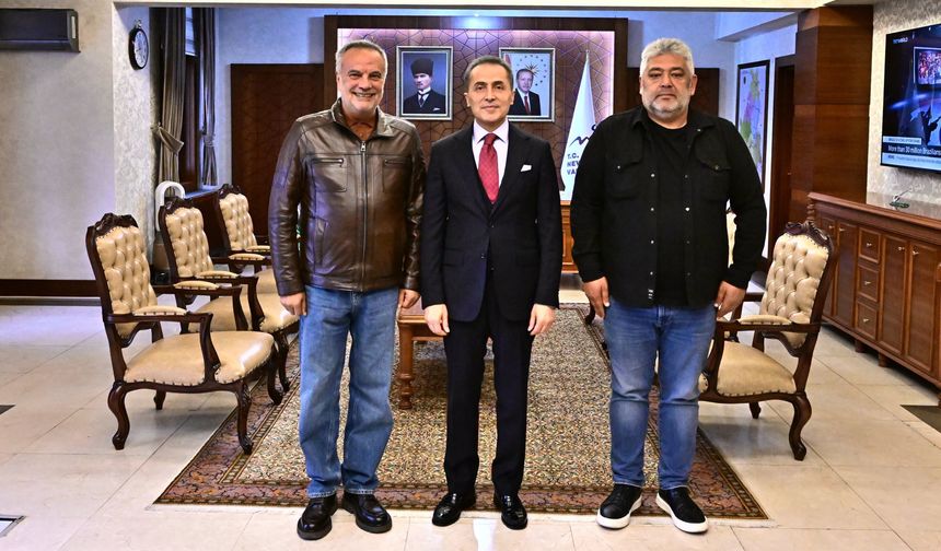 “Sevdan Bir Ateş” Dizisinin Yapımcılarından Nevşehir Valisi Kök’e Ziyaret