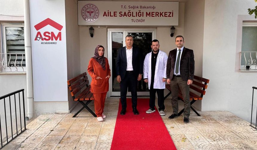 İl Sağlık Müdürü Tartar’dan Tuzköy Aile Sağlığı Merkezi’ne Ziyaret