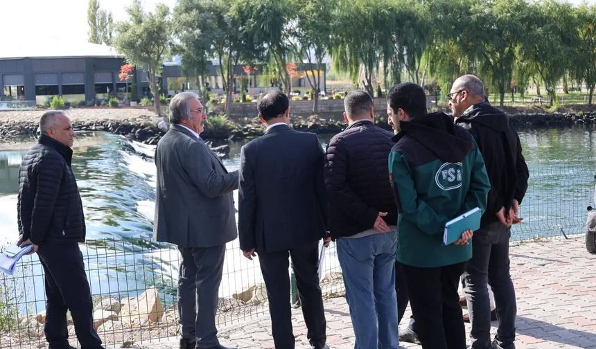Avanos’ta Kızılırmak kıyısında saha incelemesi