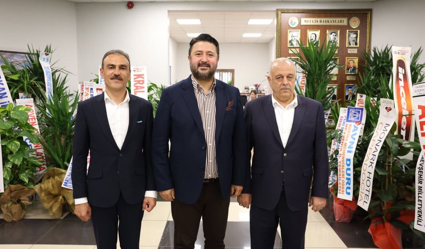 Milletvekili Emre Çalışkan’dan NTSO Başkanı Mehmet Ali Öbekli’ye Hayırlı Olsun Ziyareti