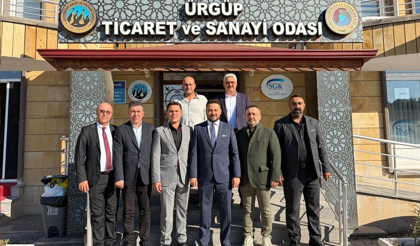 AK Parti Nevşehir İl Başkanı Aygün’den Ürgüp TSO’ya Hayırlı Olsun Ziyareti