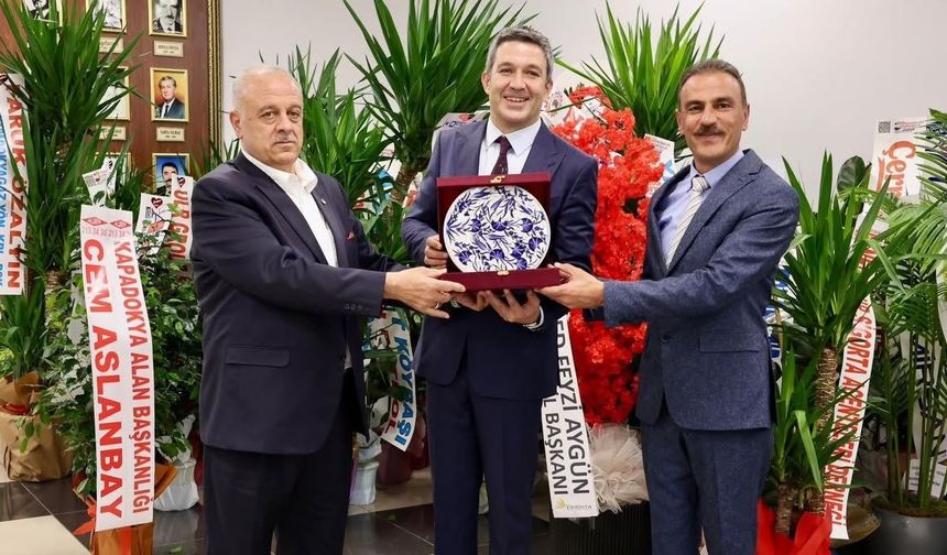 Aslanbay’dan NTSO’ya Hayırlı Olsun Ziyareti