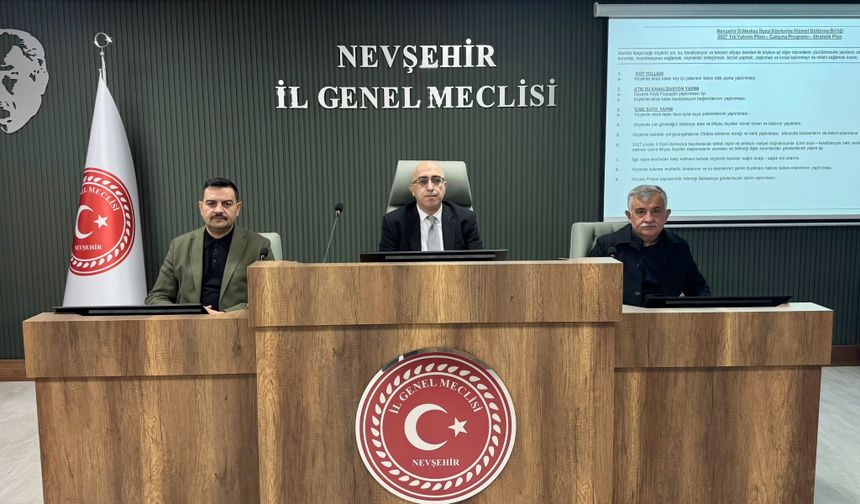 Nevşehir Köyleri İçin 2027 Bütçesi Görüşüldü