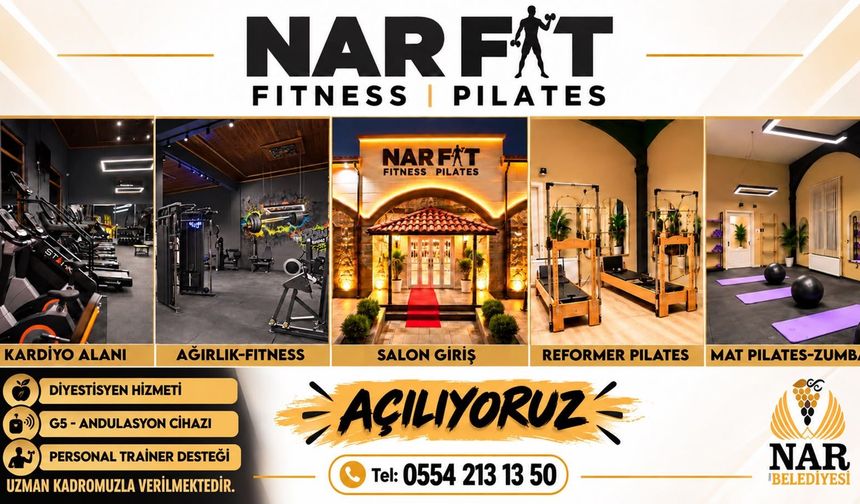 Nar Fit Fitness Pilates Kapılarını Açıyor: Nar’da Spor ve Sağlık Bir Arada!