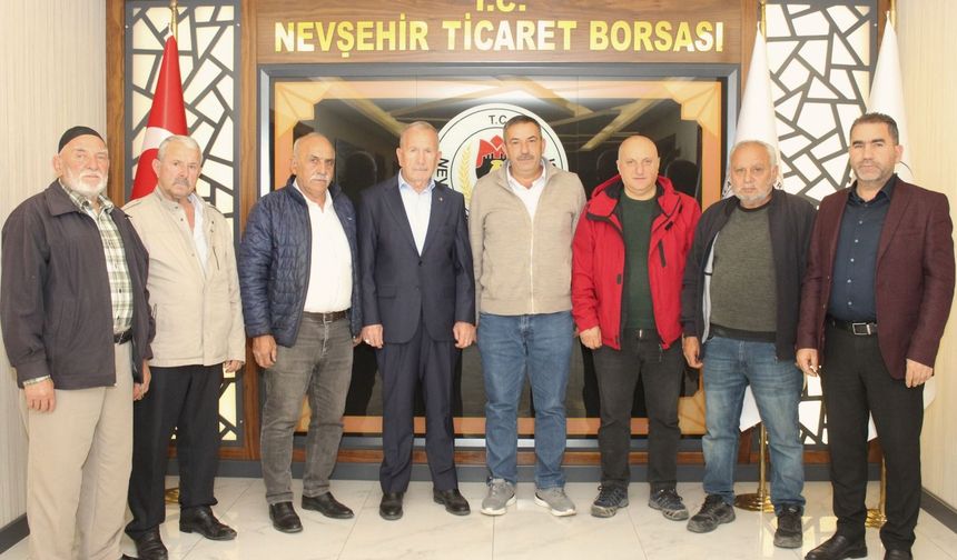 Nevşehir Ziraat Odası’ndan NTB Başkanı Salaş’a Hayırlı Olsun Ziyareti