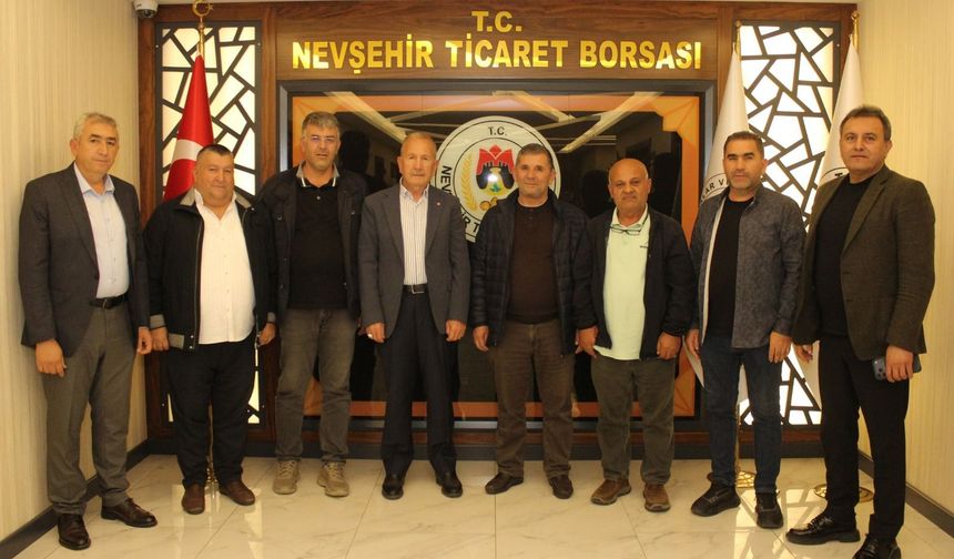 Nevşehir Zahire Pazarı Esnafından Salaş’a Hayırlı Olsun Ziyareti