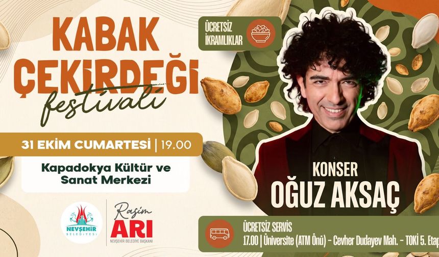 Nevşehir'de "Kabak Çekirdeği Festivali" Coşkusu