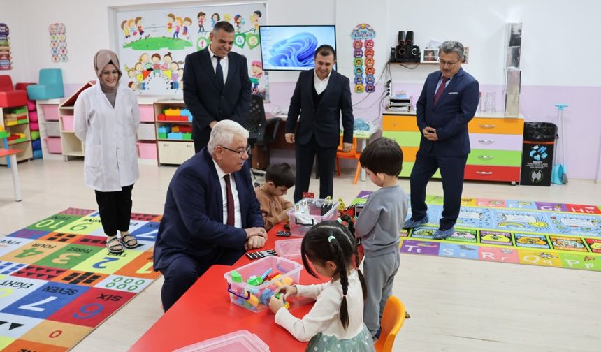 İl Milli Eğitim Müdürü Yazıcı’dan Anaokuluna Ziyaret