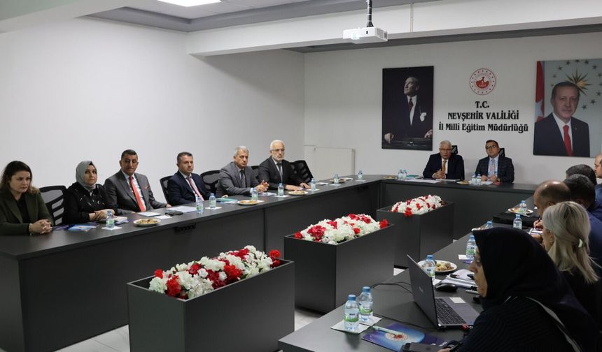 Nevşehir’de İlçe Milli Eğitim Müdürleri Toplantısı Yapıldı